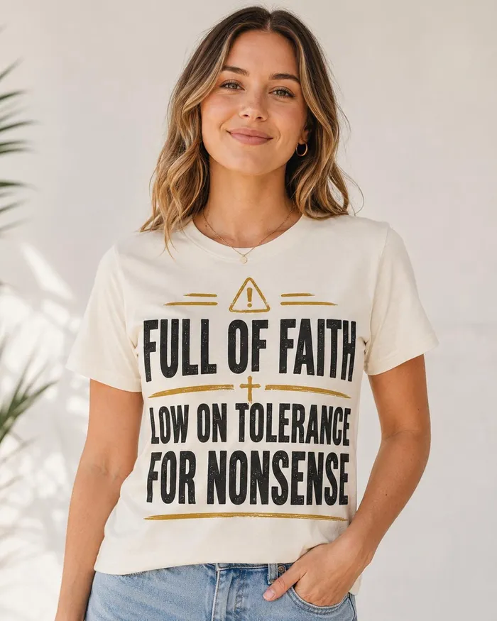 Full of Faith Low on Tolerance for Nonsense