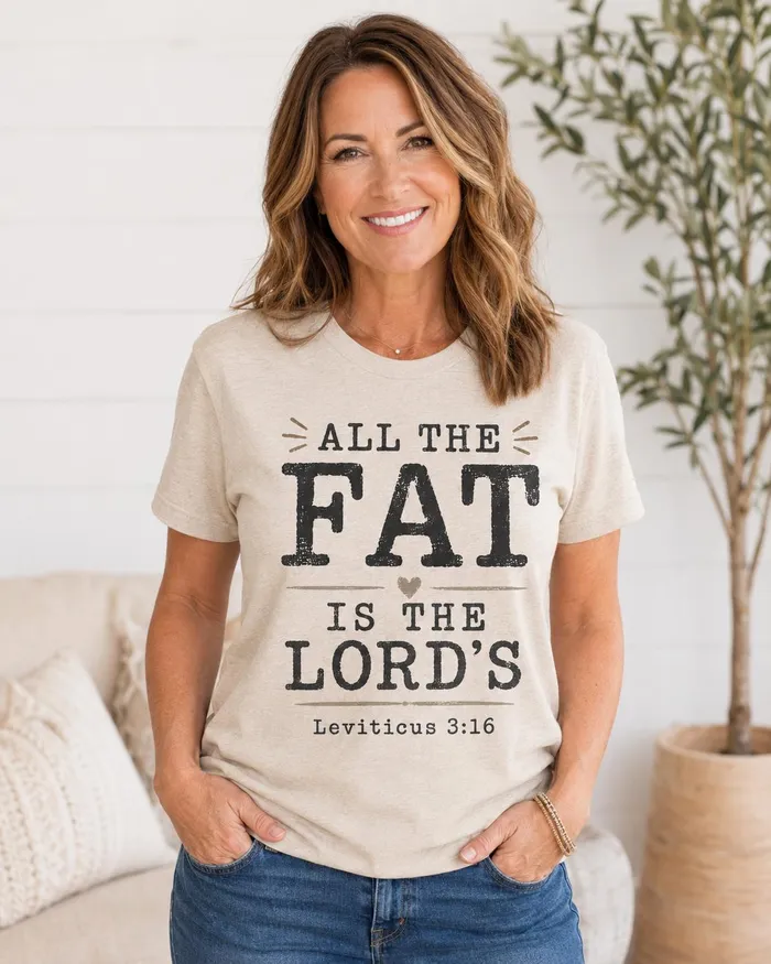 All the Fat Is the Lord’s T-shirt