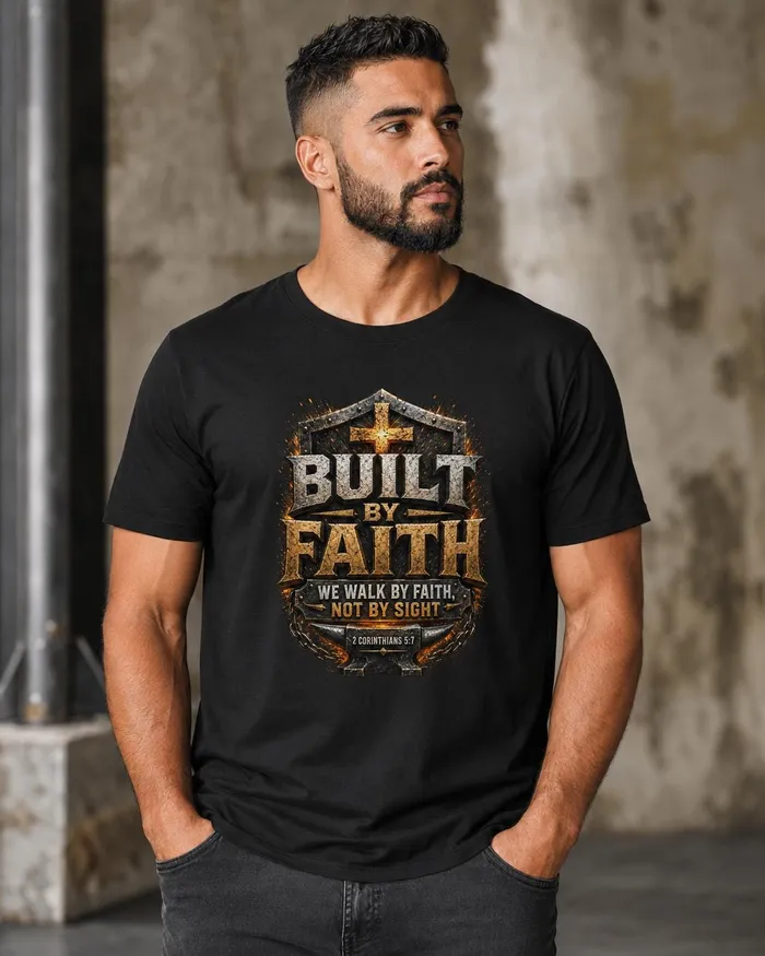 Built by Faith T-shirt